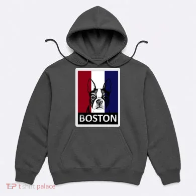 Boston Terrier Portrait Hoodie