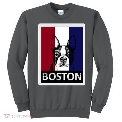Boston Terrier Portrait  Sweatshirt