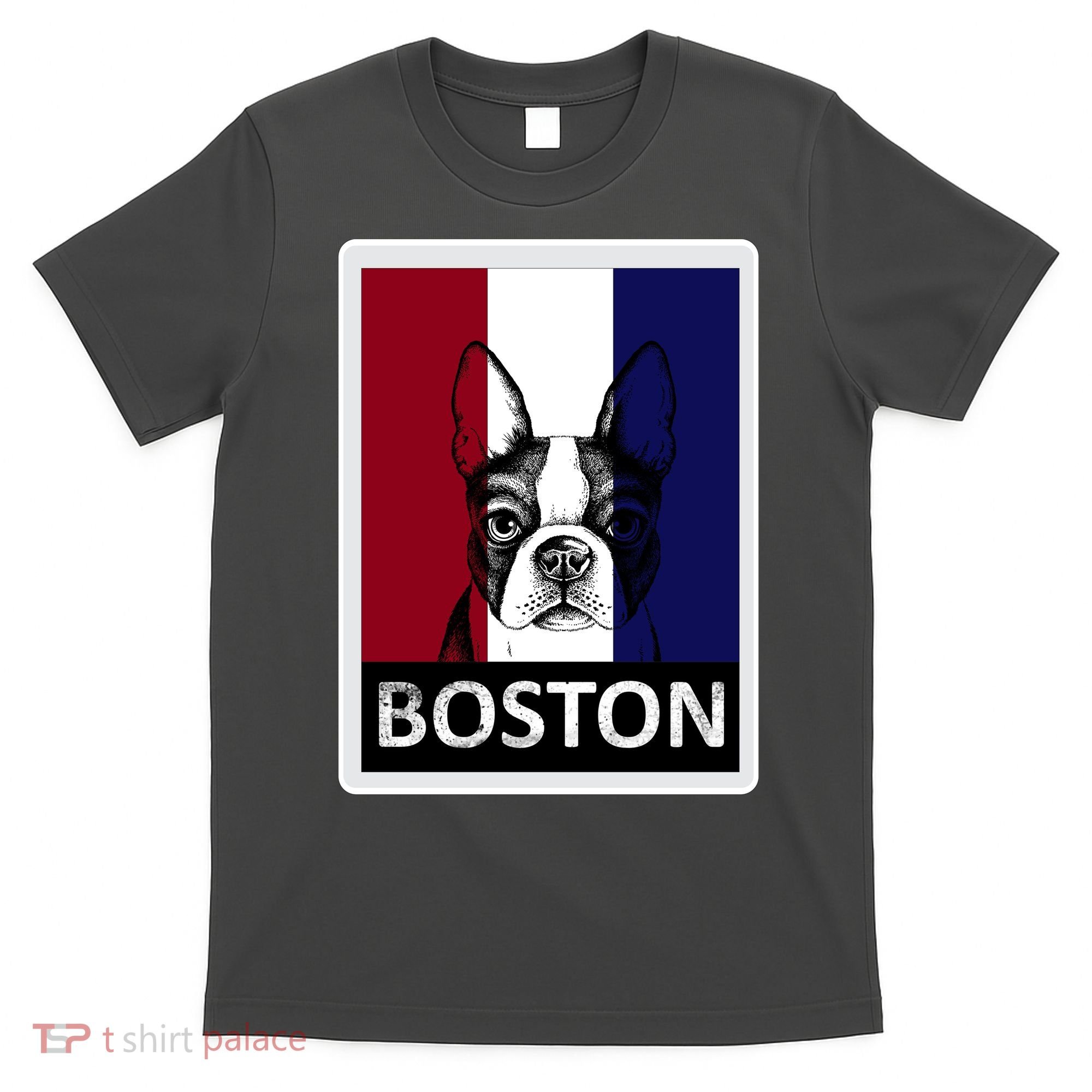 Boston Terrier Portrait  T-Shirt
