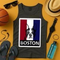 Boston Terrier Portrait  Tank Top thumb 4