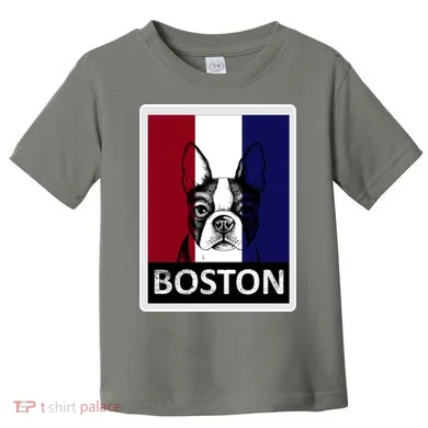 Boston Terrier Portrait Toddler T-Shirt