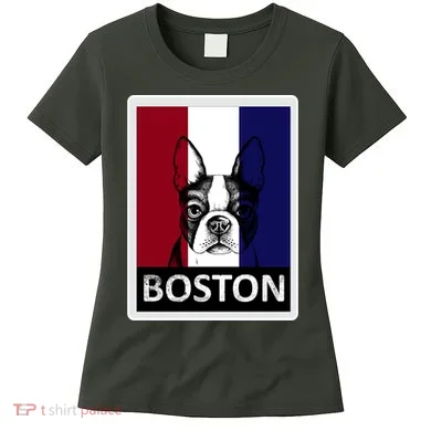 Boston Terrier Portrait Women's T-Shirt
