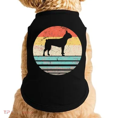 Boston Terrier Retro Sun Doggie Tank