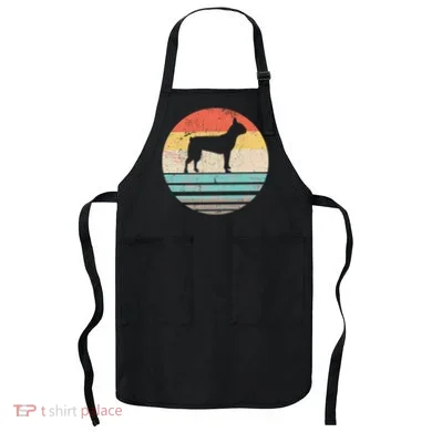 Boston Terrier Retro Sun Apron