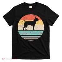 Boston Terrier Retro Sun T-Shirt thumb 0