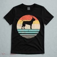 Boston Terrier Retro Sun T-Shirt thumb 5