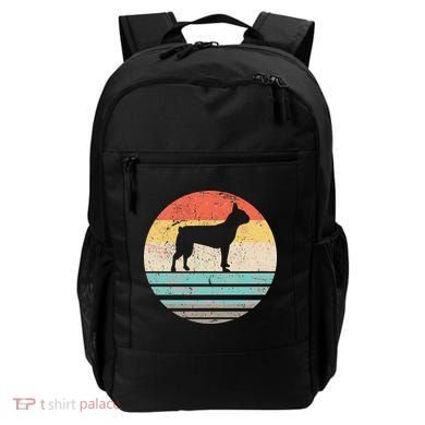 Boston Terrier Retro Sun Backpack