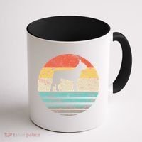 Boston Terrier Retro Sun Coffee Mug thumb 1