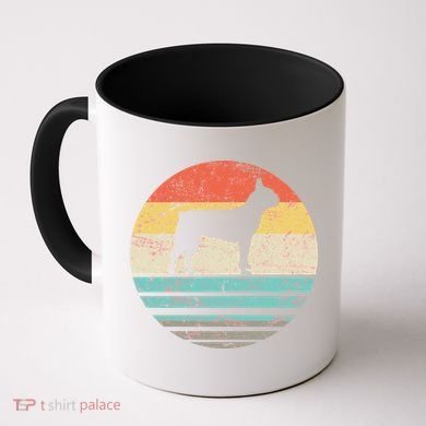Boston Terrier Retro Sun Coffee Mug