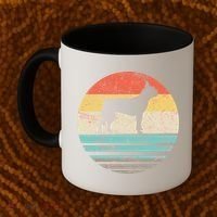 Boston Terrier Retro Sun Coffee Mug thumb 2
