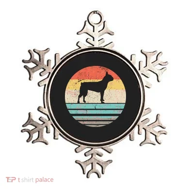 Boston Terrier Retro Sun Ornament
