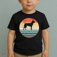Boston Terrier Retro Sun Toddler T-Shirt thumb 2