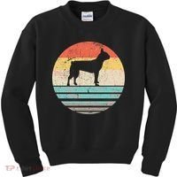 Boston Terrier Retro Sun Kids Sweatshirt thumb 0