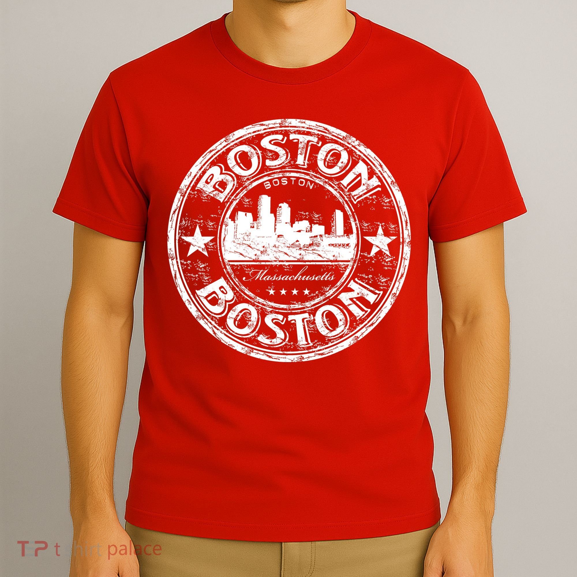 Boston Vintage Logo T-Shirt
