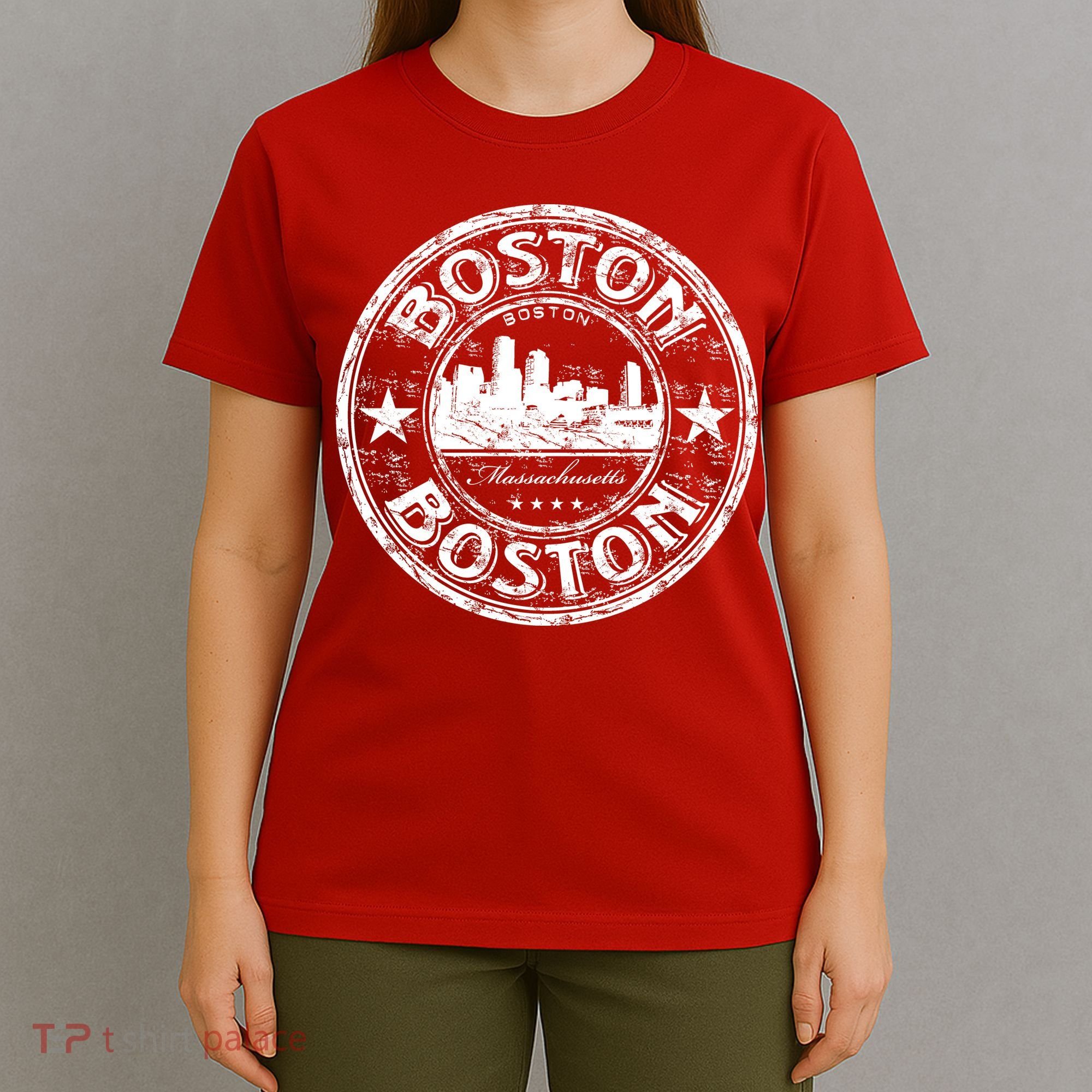 Boston Vintage Logo T-Shirt