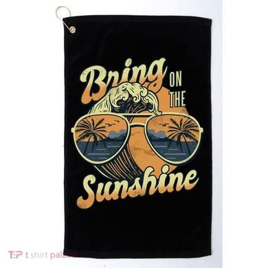 Bring On The Sunshine Beach Golf Towel