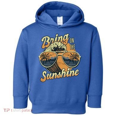 Bring On The Sunshine Beach Toddler Hoodie