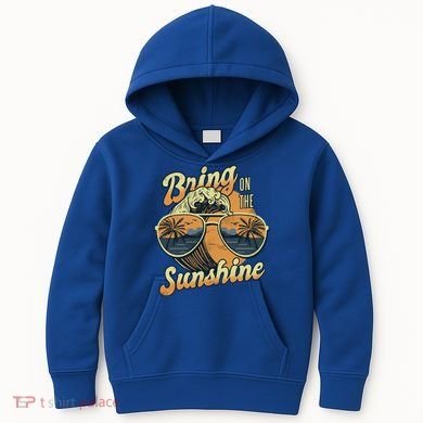 Bring On The Sunshine Beach Kids Hoodie