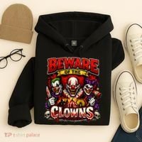 Beware Of The Clowns Hoodie thumb 4
