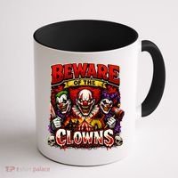 Beware Of The Clowns Coffee Mug thumb 1