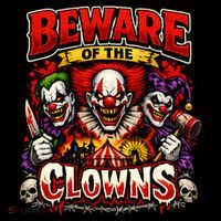 Beware Of The Clowns Women's Hoodie thumb 2