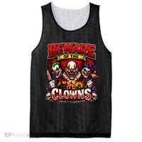 Beware Of The Clowns Mesh Reversible Basketball Jersey Tank thumb 0
