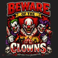Beware Of The Clowns Hat thumb 2