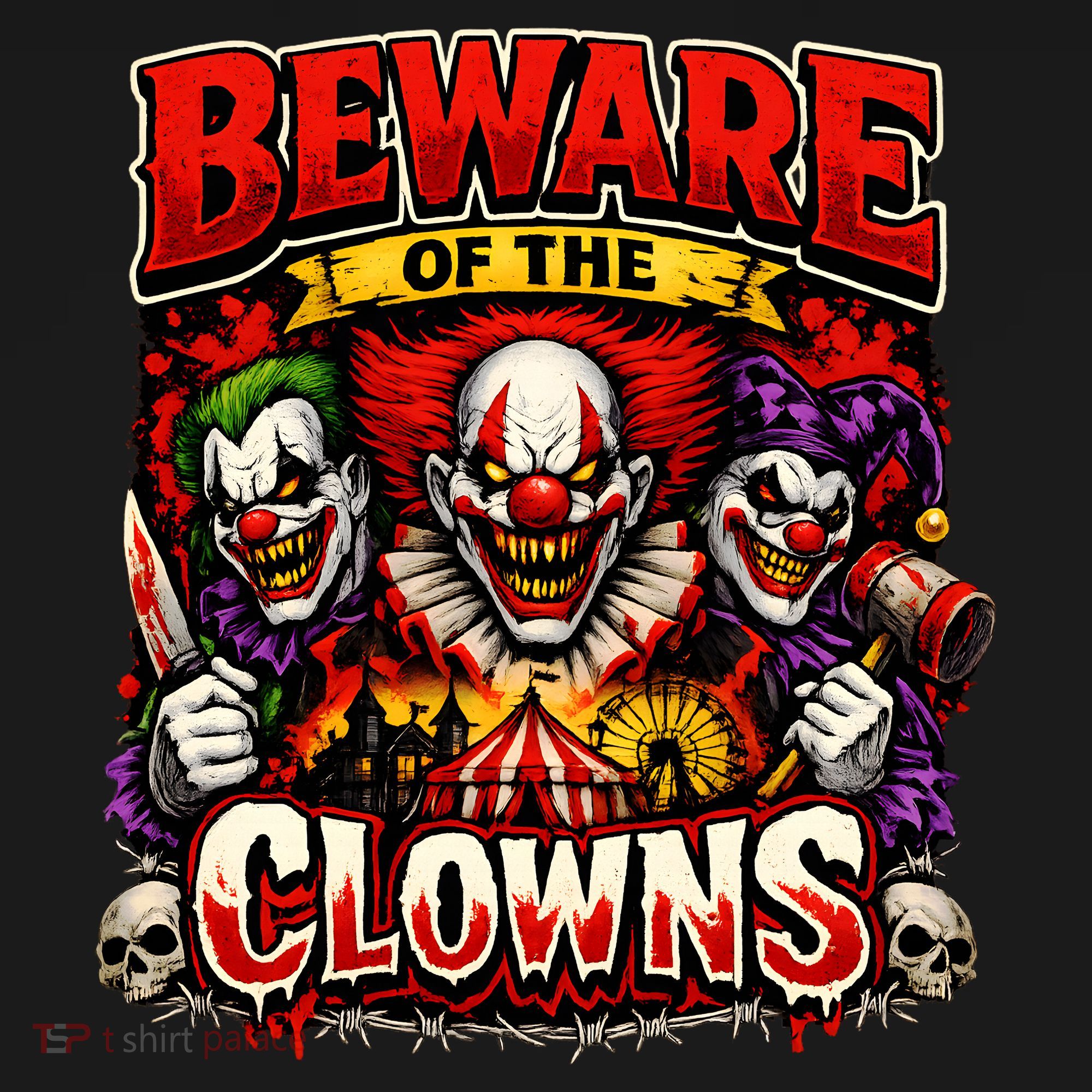 Beware Of The Clowns Women's Long Sleeve Shirt