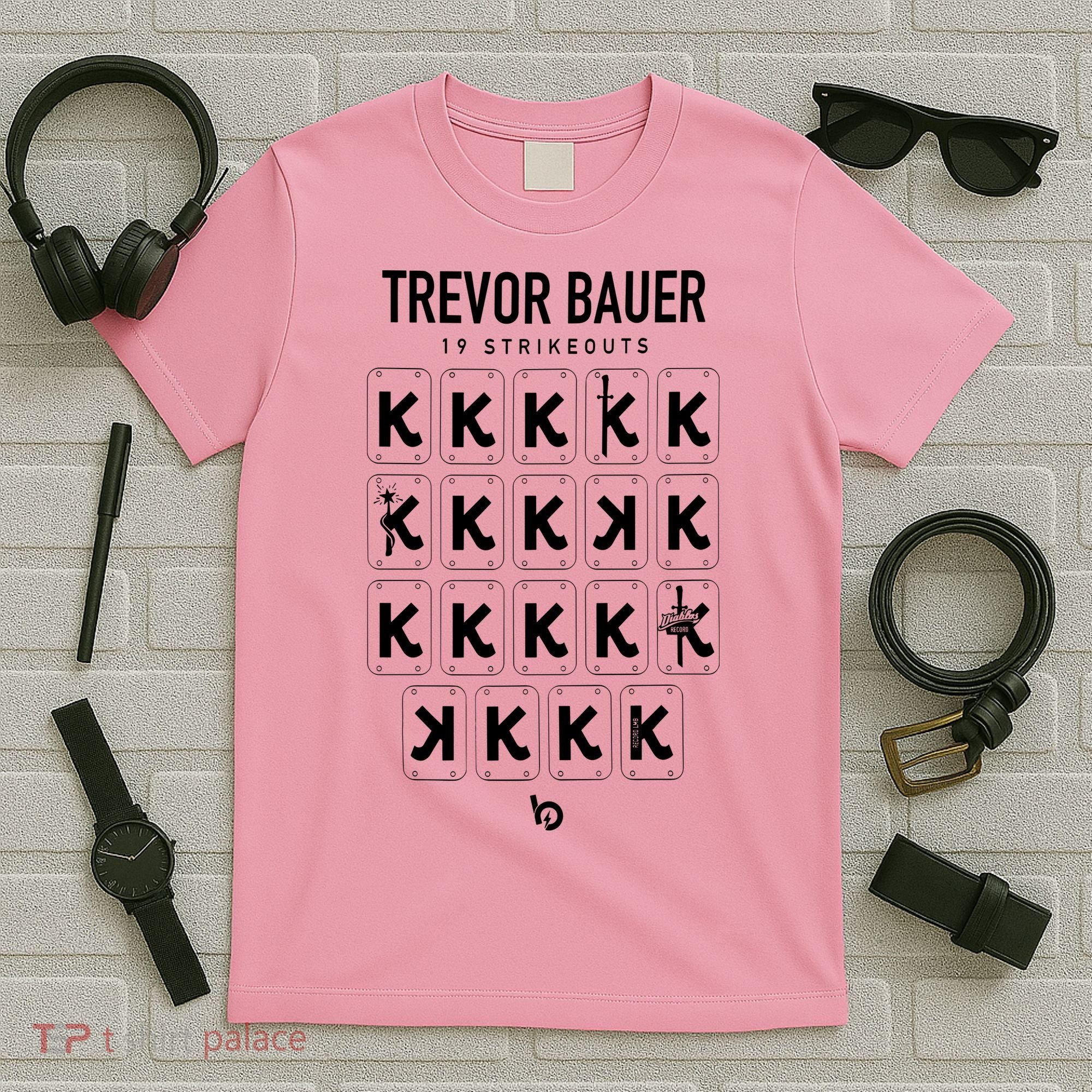 Bauer Outage Trevorbauer 19 Strikeouts DiabloS 19k Record T-Shirt
