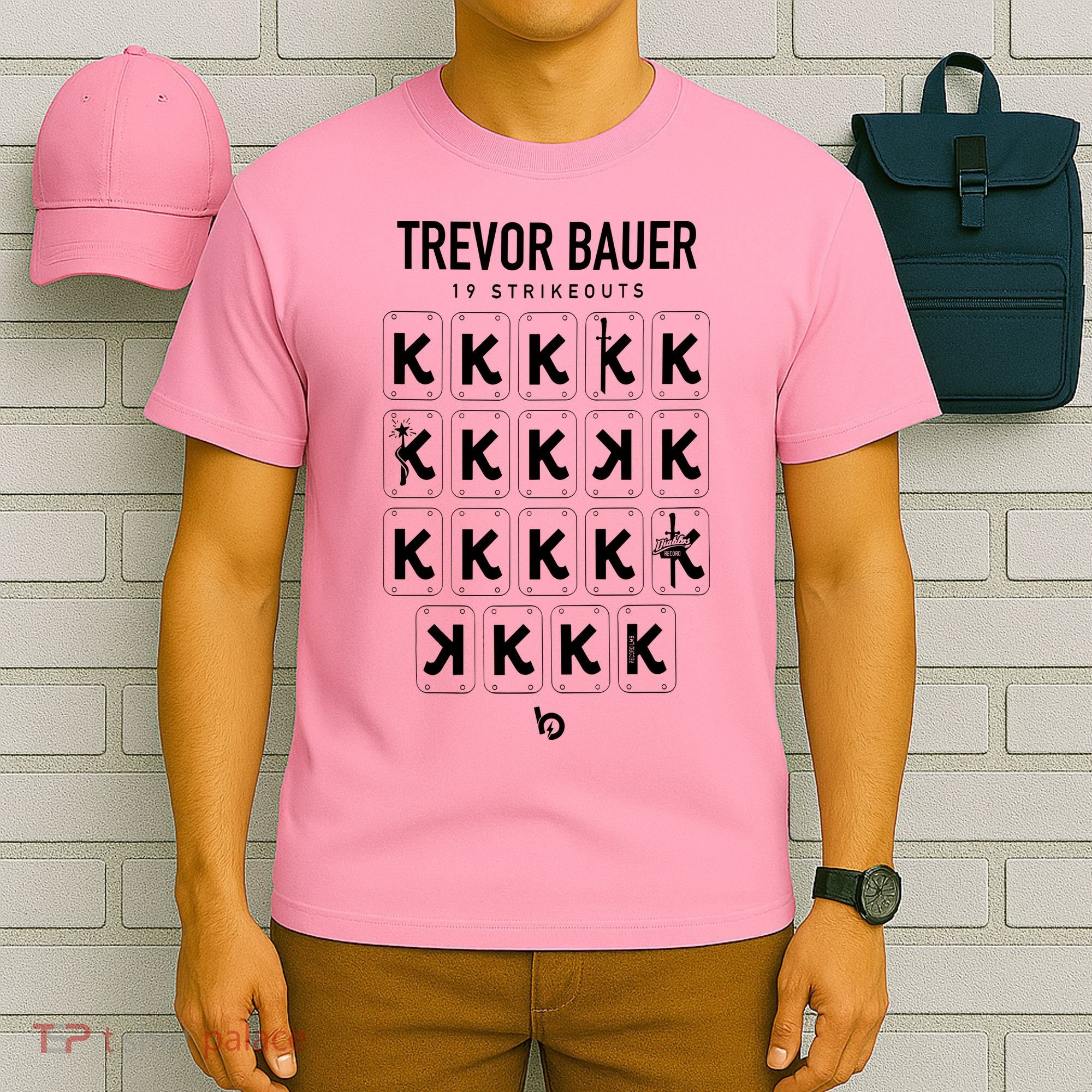 Bauer Outage Trevorbauer 19 Strikeouts DiabloS 19k Record T-Shirt