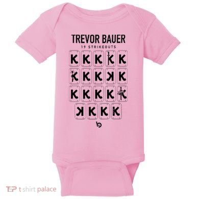 Bauer Outage Trevorbauer 19 Strikeouts DiabloS 19k Record Baby Bodysuit