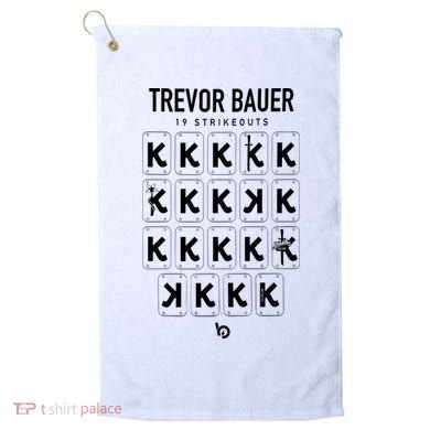 Bauer Outage Trevorbauer 19 Strikeouts DiabloS 19k Record Golf Towel
