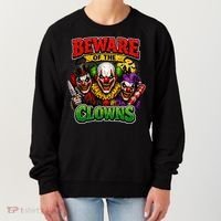 Beware Of The Creepy Clowns Attacks Women's Sweatshirt thumb 0
