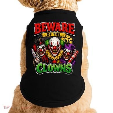 Beware Of The Creepy Clowns Attacks Doggie Tank