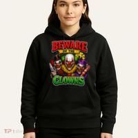 Beware Of The Creepy Clowns Attacks Hoodie thumb 5