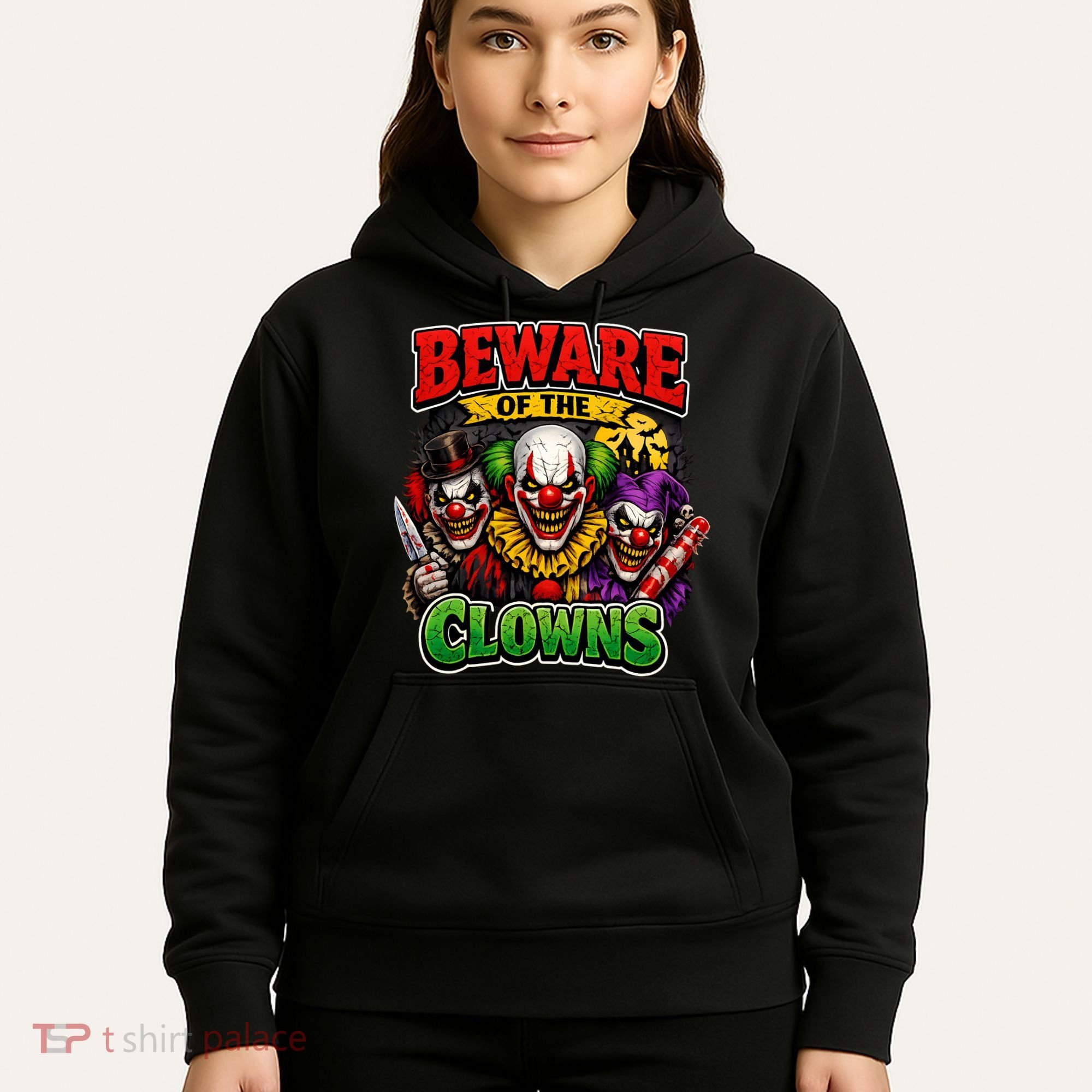 Beware Of The Creepy Clowns Attacks Hoodie
