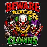 Beware Of The Creepy Clowns Attacks Hoodie thumb 7