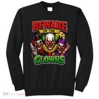 Beware Of The Creepy Clowns Attacks Sweatshirt thumb 0