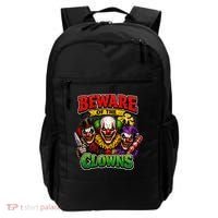 Beware Of The Creepy Clowns Attacks Backpack thumb 0