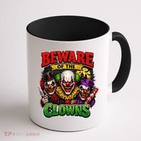 Beware Of The Creepy Clowns Attacks Coffee Mug thumb 1