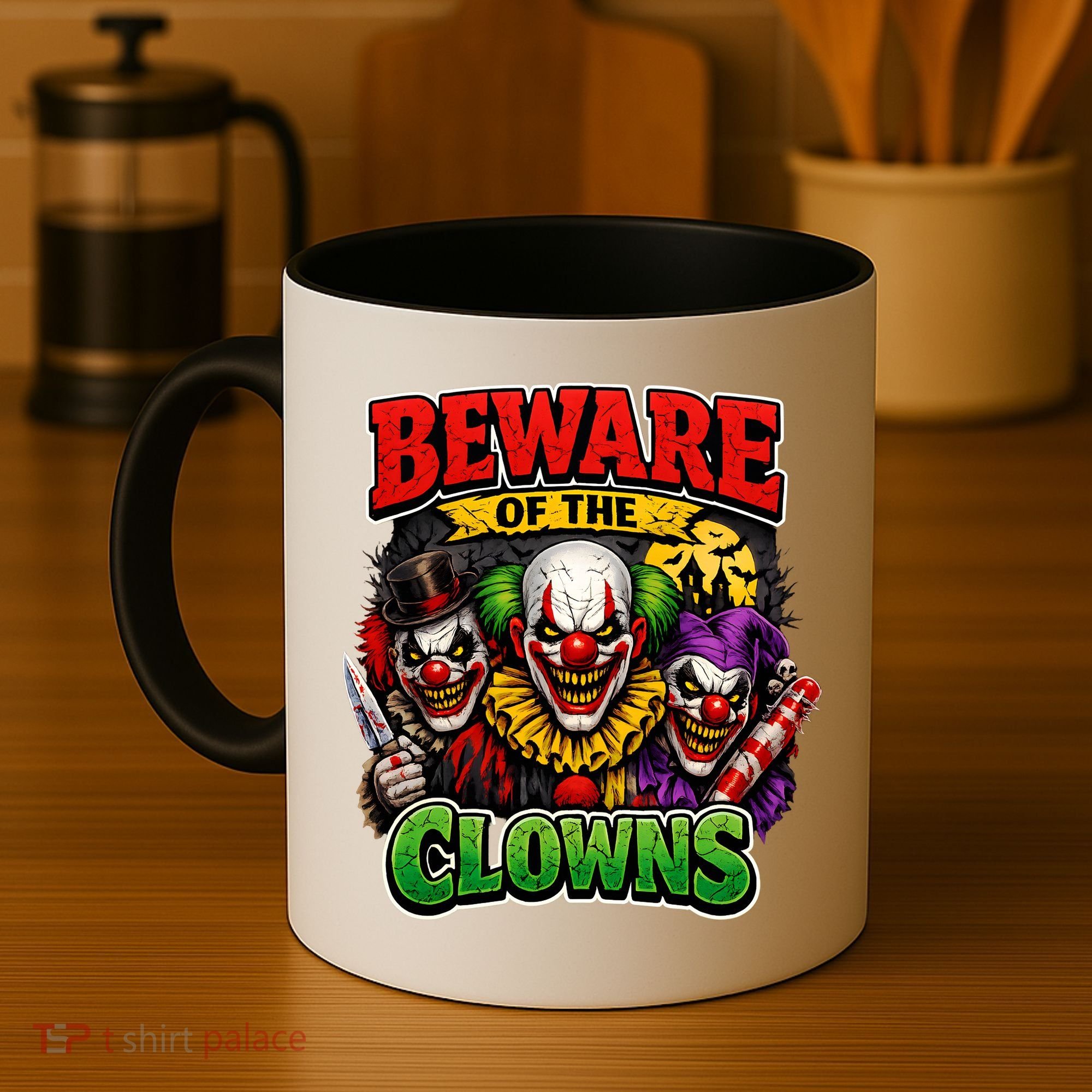 Beware Of The Creepy Clowns Attacks Coffee Mug