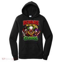 Beware Of The Creepy Clowns Attacks Women's Hoodie thumb 0