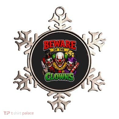 Beware Of The Creepy Clowns Attacks Ornament