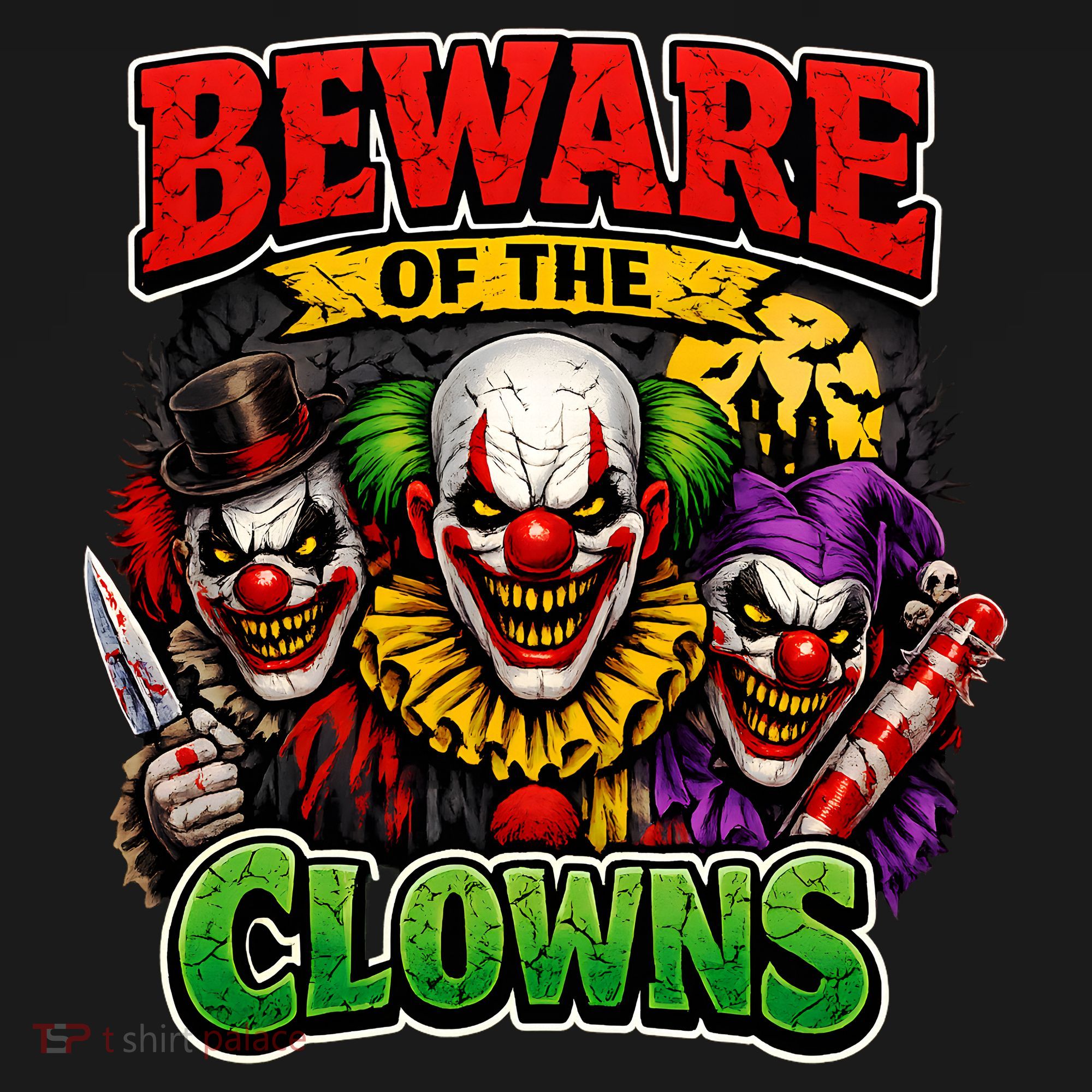 Beware Of The Creepy Clowns Attacks Visor