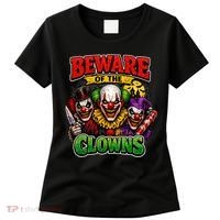 Beware Of The Creepy Clowns Attacks Women's T-Shirt thumb 0