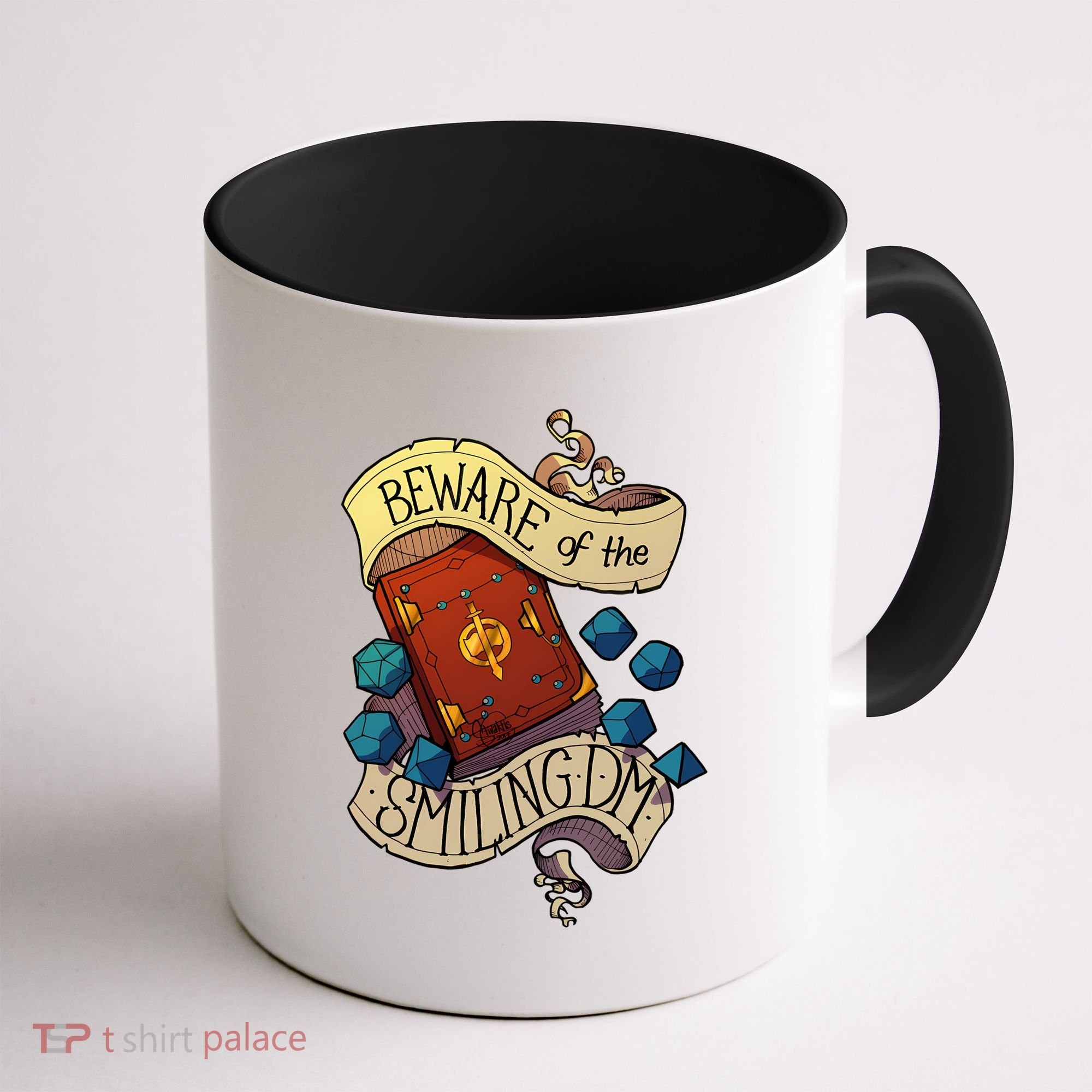 Beware Of The Smiling Dungeon Master Coffee Mug