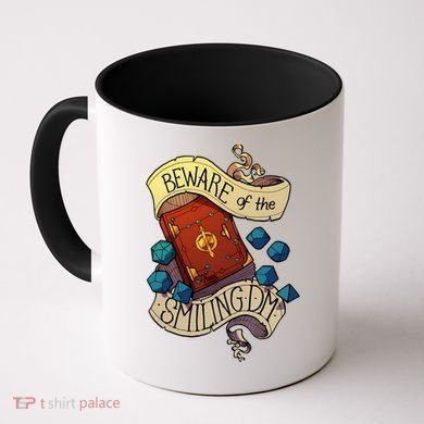 Beware Of The Smiling Dungeon Master Coffee Mug