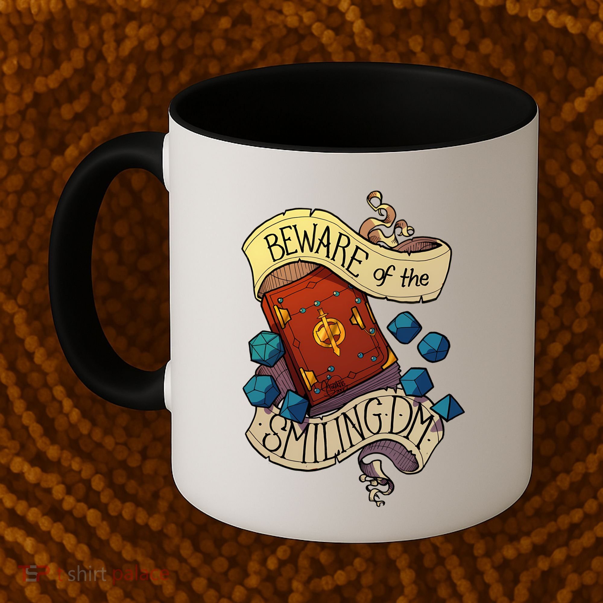 Beware Of The Smiling Dungeon Master Coffee Mug