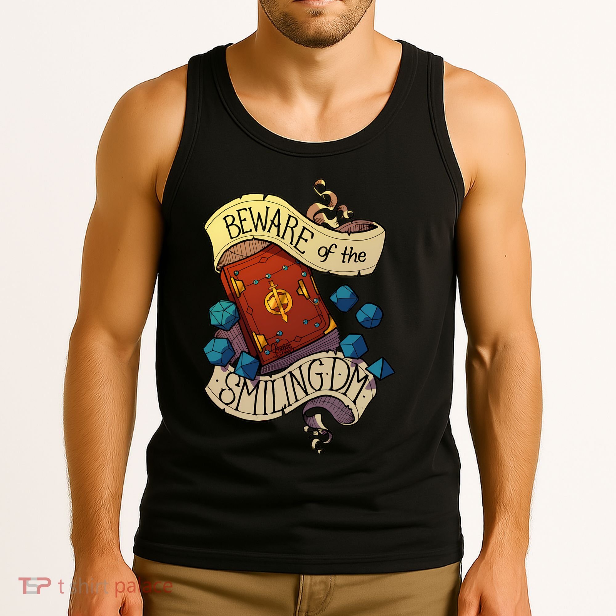 Beware Of The Smiling Dungeon Master Tank Top