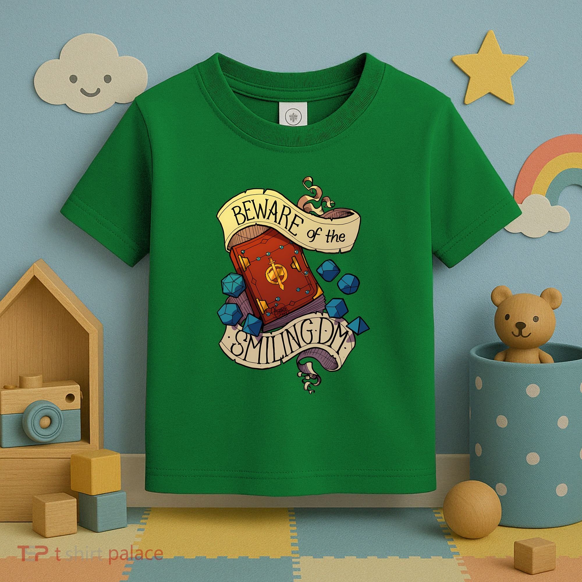 Beware Of The Smiling Dungeon Master Toddler T-Shirt